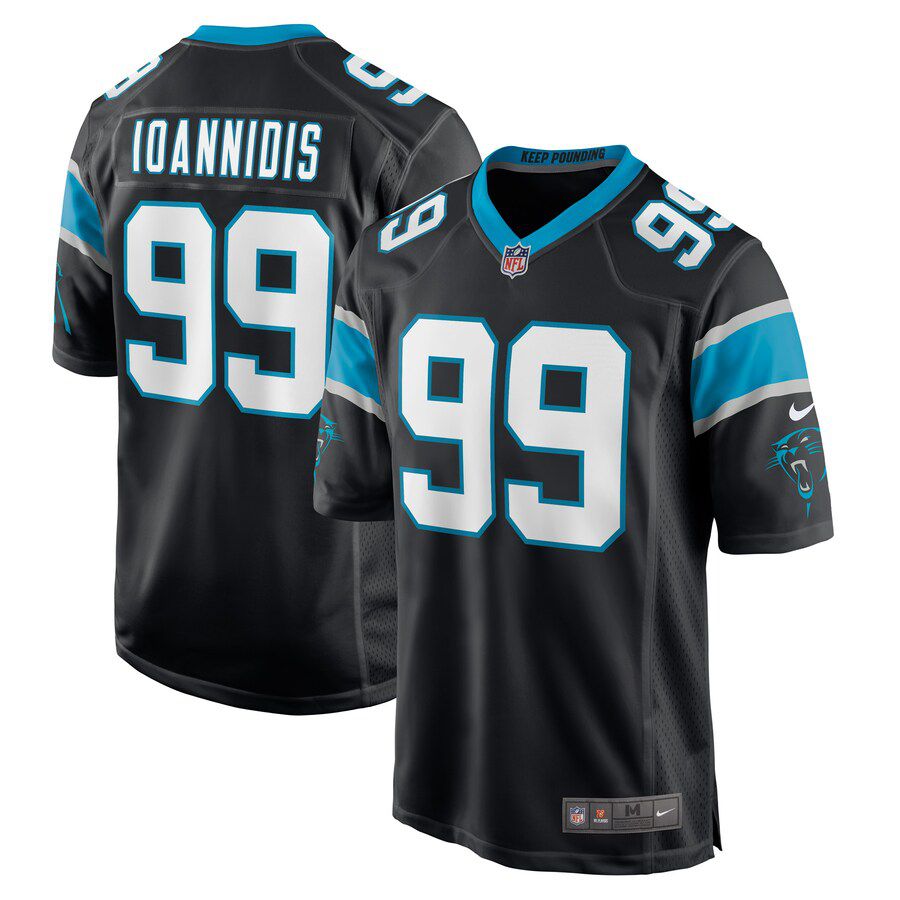 Men Carolina Panthers #99 Matt Ioannidis Nike Black Game Player NFL Jersey->women nfl jersey->Women Jersey